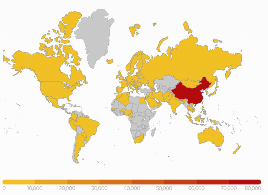 Coronavirus : Ce tari au cazuri confirmate ?