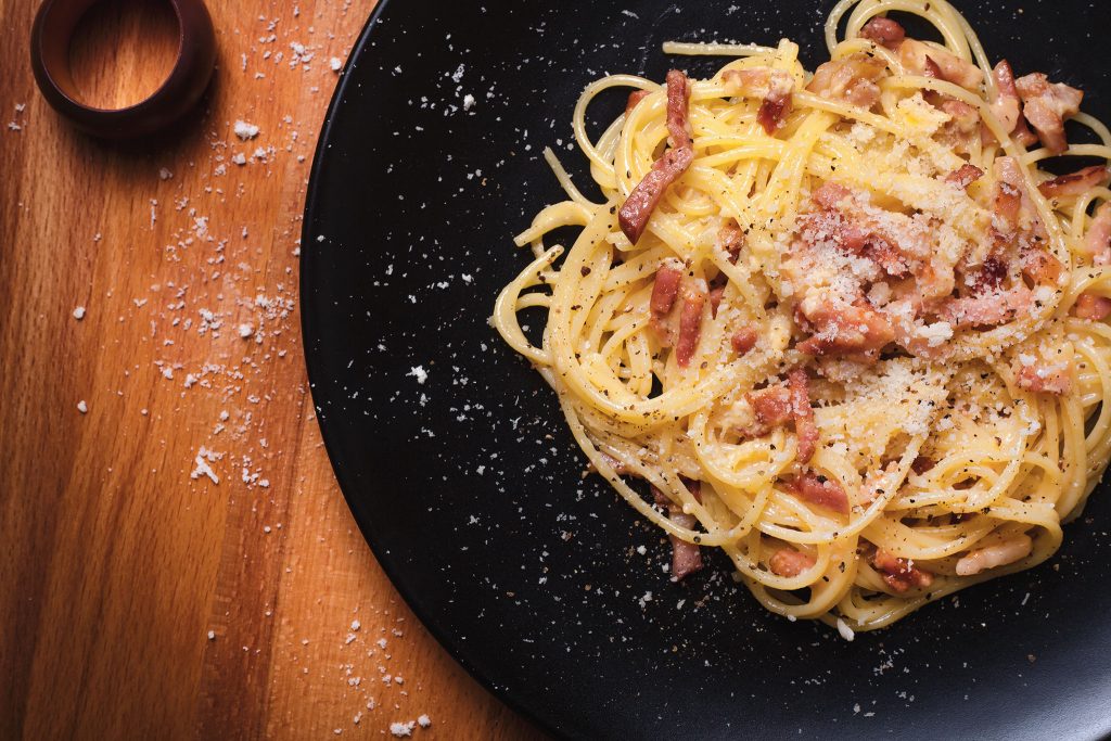 Paste carbonara