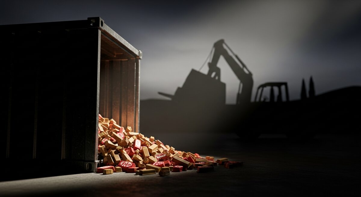 Peste 12 tone de batoane KitKat furate în Italia