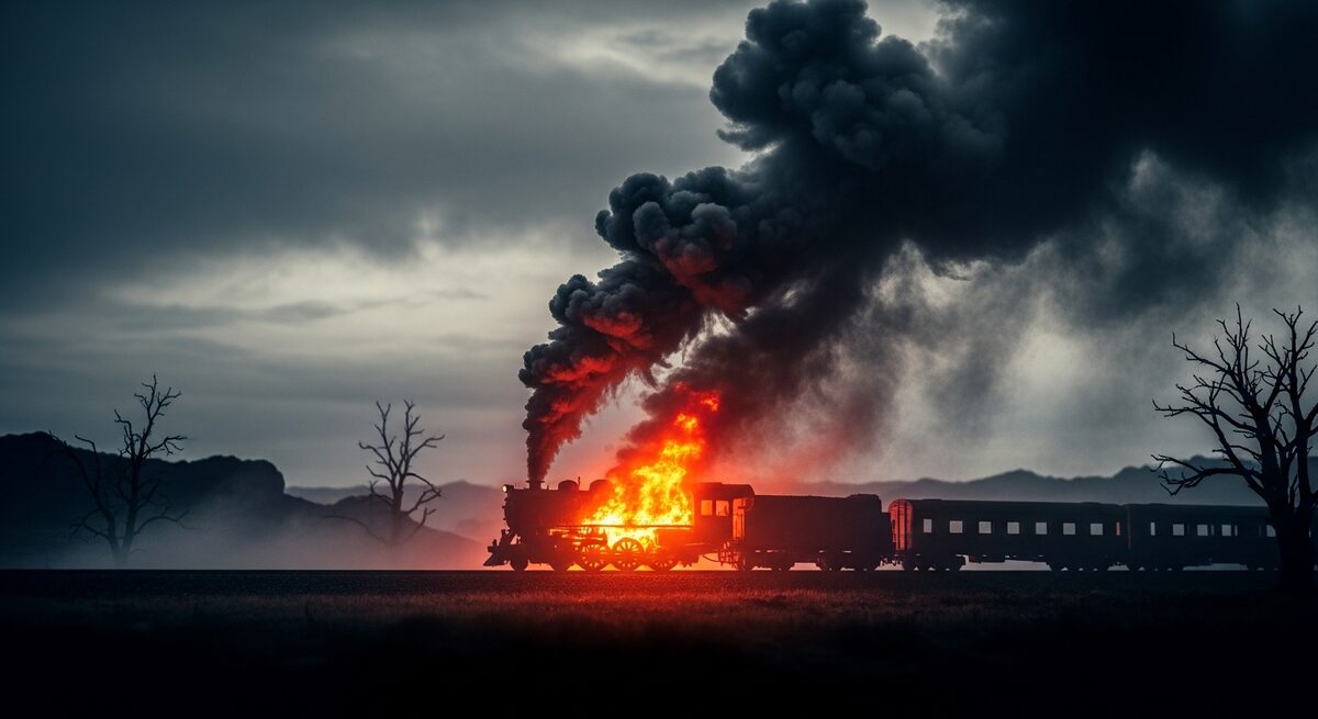 Trenul Chattala Express, cu destinația Dhaka, a luat foc lângă Sitakunda