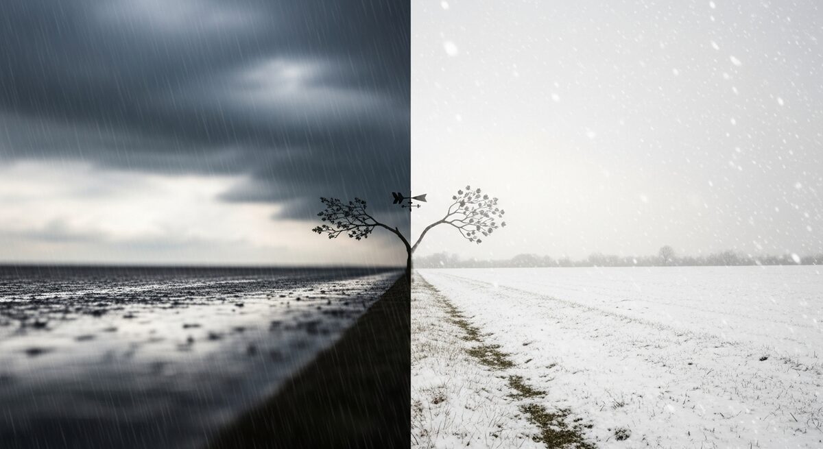 UPDATE: Nouă alertă meteo: Cod galben de ploi și ninsori în jumătate de țară