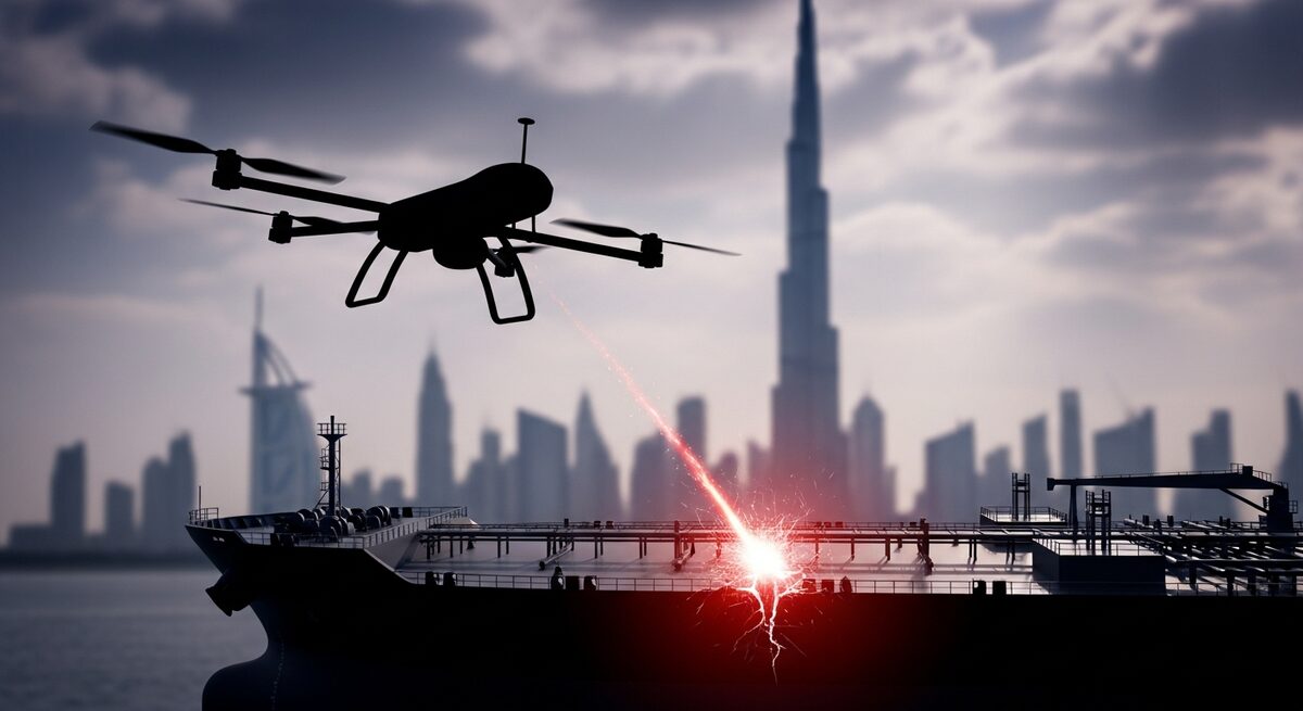 UPDATE: Tanc petrolier kuweitian lovit de o dronă iraniană în portul Dubai