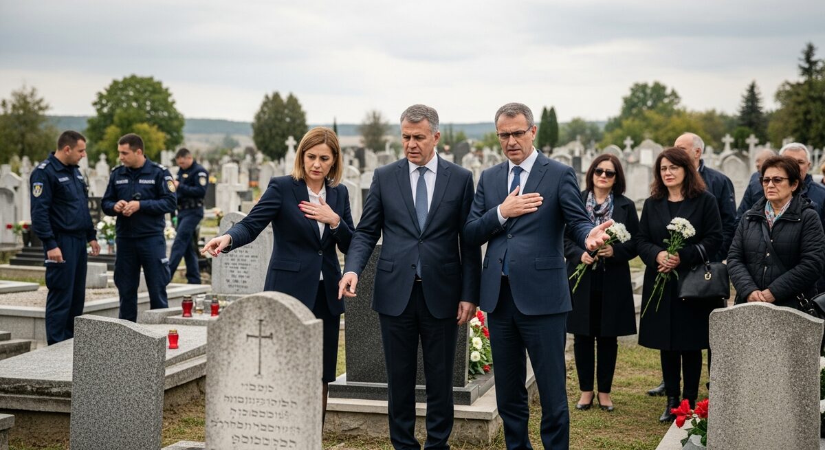 Ambasada Israelului în România a condamnat profanarea Cimitirului Evreiesc din Reghin