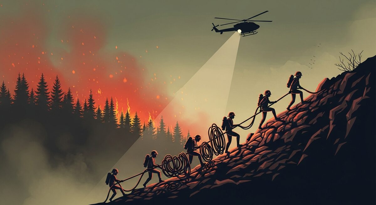 Brașov: Incendiu la o cabană pe Valea Râșnoavei, intervenție îngreunată