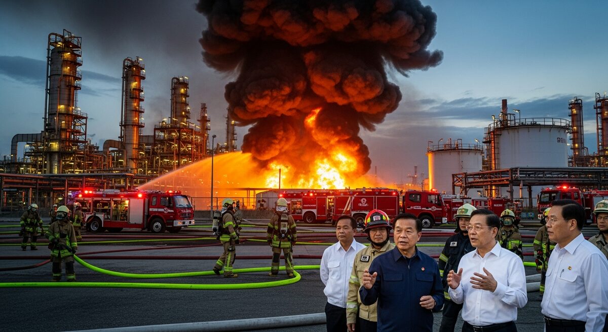 Incendiu puternic la una dintre cele două rafinării ale Australiei, care asigură 10% din combustibilul țării