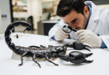 Oamenii de știință au identificat cel mai mare scorpion din lume, de mărimea unui câine