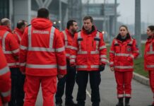 Protest al ambulanțierilor la Ministerul Sănătății. Medicii legiști au suspendat activitatea pentru 2 ore
