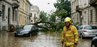 Cod Roșu de vreme extremă: Inundații și haos în București și 20 de județe, mii de copaci doborâți și sute de mașini avariate