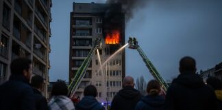 UPDATE: Cel puțin șase morți într-un incendiu la un bloc de apartamente din Anvers, Belgia
